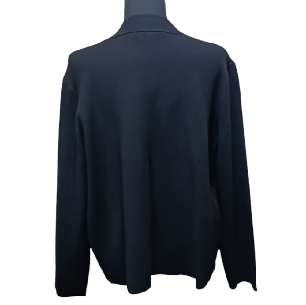 Jones New York Military Band Cardigan Topper Jacket - Picture 4 of 8